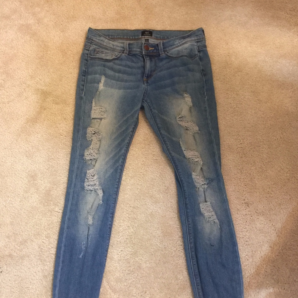 SPJ Ripped Skinny Jeans - Picture 2 of 5